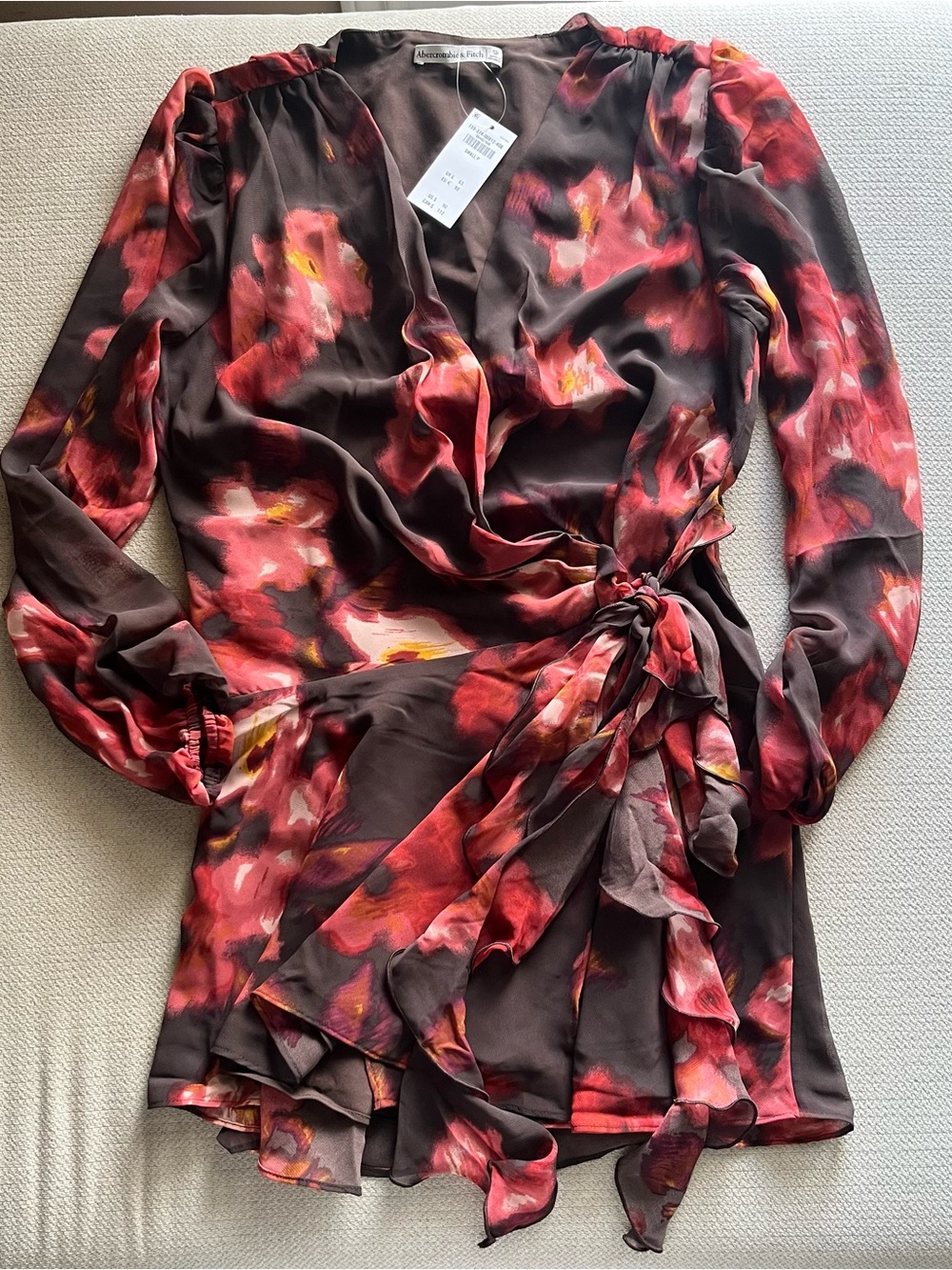 NWT Abercrombie & Fitch Drop-Waist Mini Dress - Small Petite
